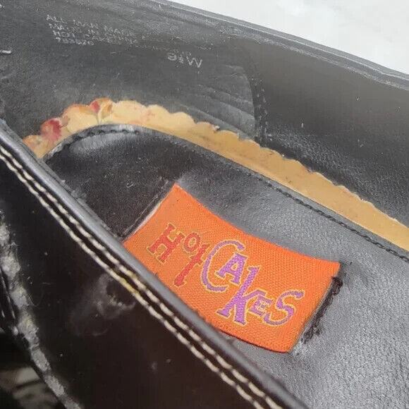 Black Y2K Wedge heel Loafers Size US 9.5 - Picture 8 of 8